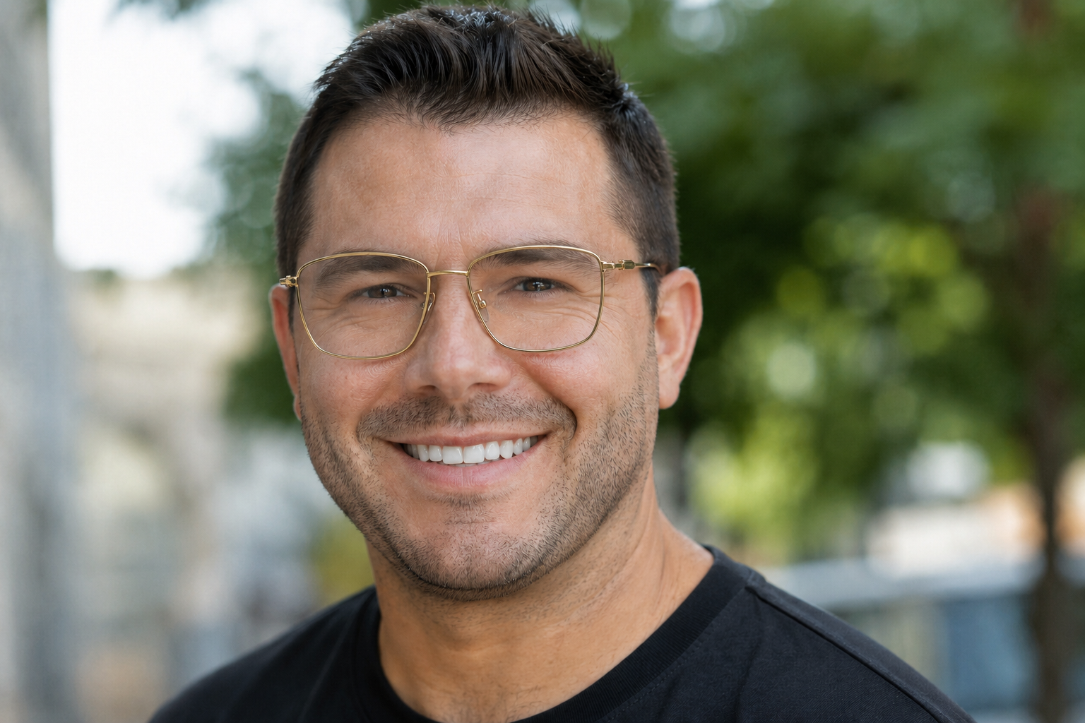 155mm Oversized Rectangle Titanium Glasses